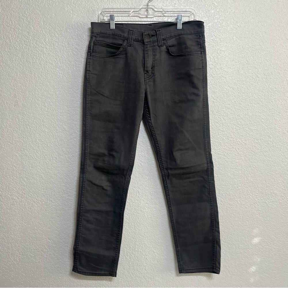 Levi's Charcoal Denim Jeans 511 Slim Fit Utility Jeans